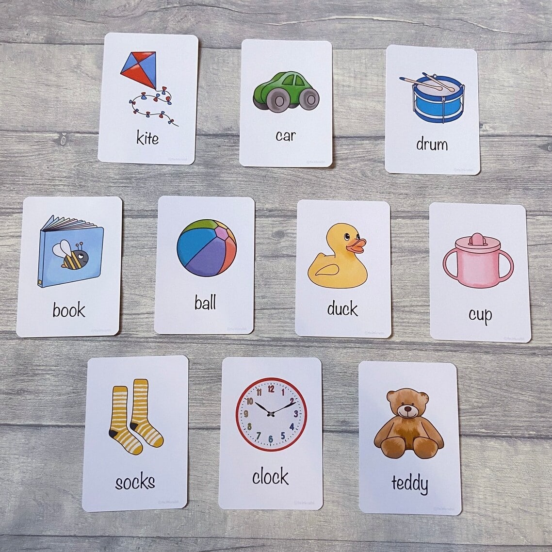 baby's first words flashcards 