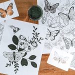 free butterfly coloring pages