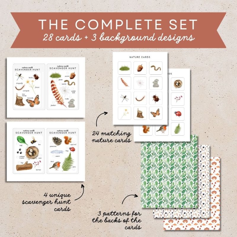 Nature Scavenger Hunt Printable - Little Moon Paper Co